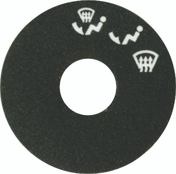 Mode Decal for Gen II Heater with Defrost