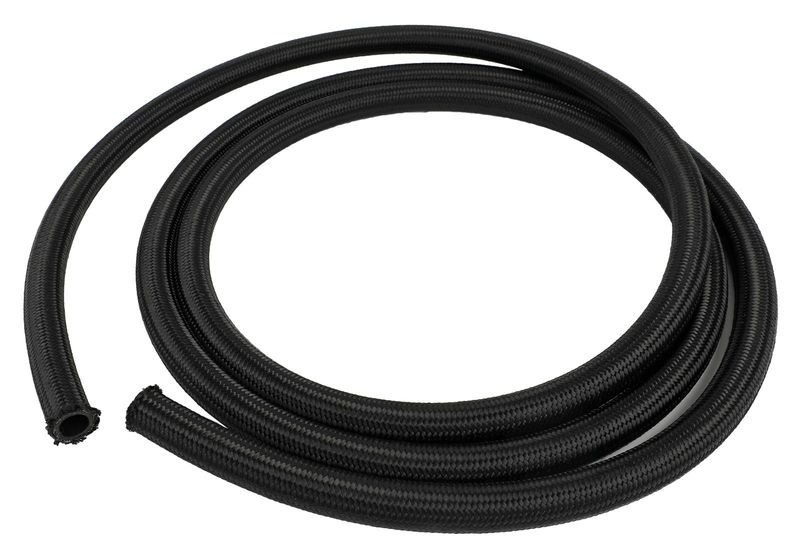 ProClassic II Braided Nylon Hose, Black, -10 AN, 10 ft