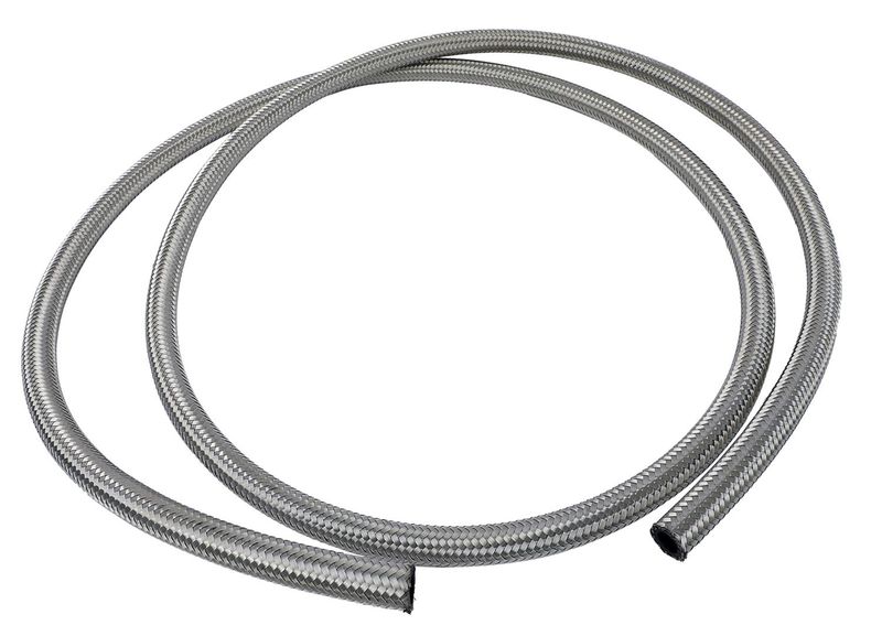 ProFlex Braided Stainless Steel Hose, -6 AN, 6 ft