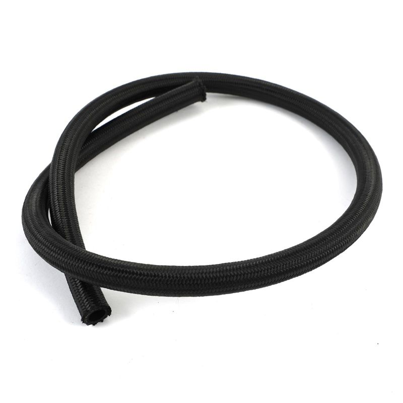 ProClassic II Braided Nylon Hose, Black, -8 AN, 3 ft