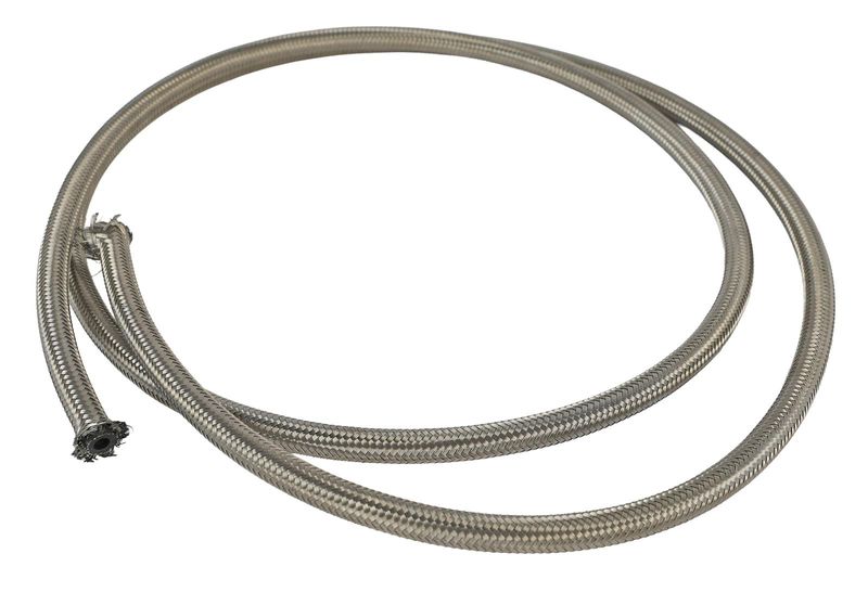 ProFlex Braided Stainless Steel Hose, -4 AN, 6 ft