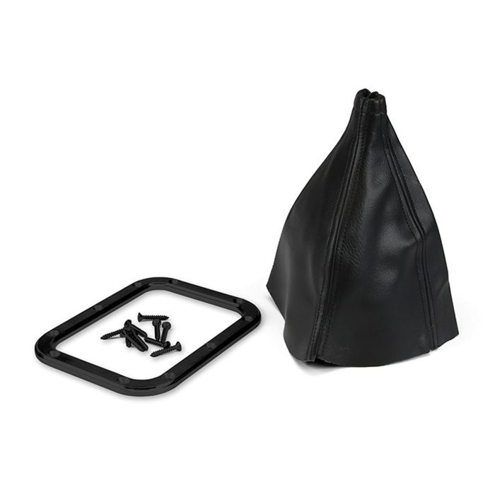 Rectangular Black Billet Shifter Boot &amp; Ring