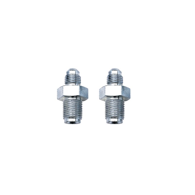 4AN to 7/16"-24 Inverted Flare Male Brake Adapter Fitting – Endura Finish – Pair