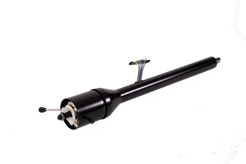 Universal 30" Tilt Floor Shift Steering Column – Black Powder Coated