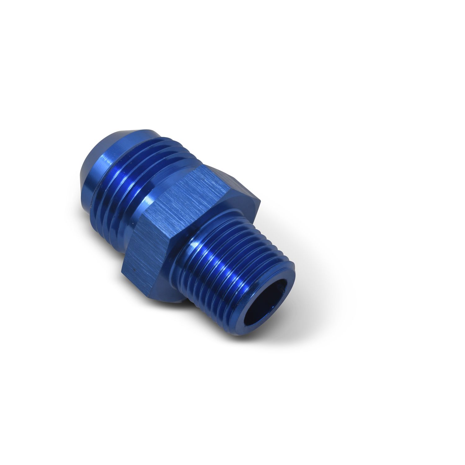 4AN Flare to 12mm x 1.25 Metric Adapter Fitting – Blue Finish