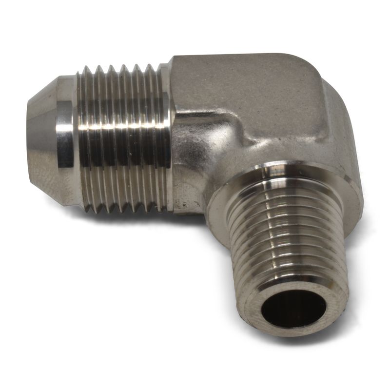 4AN 90 Degree Flare to 1/4" Pipe Adapter Fitting – Endura Finish