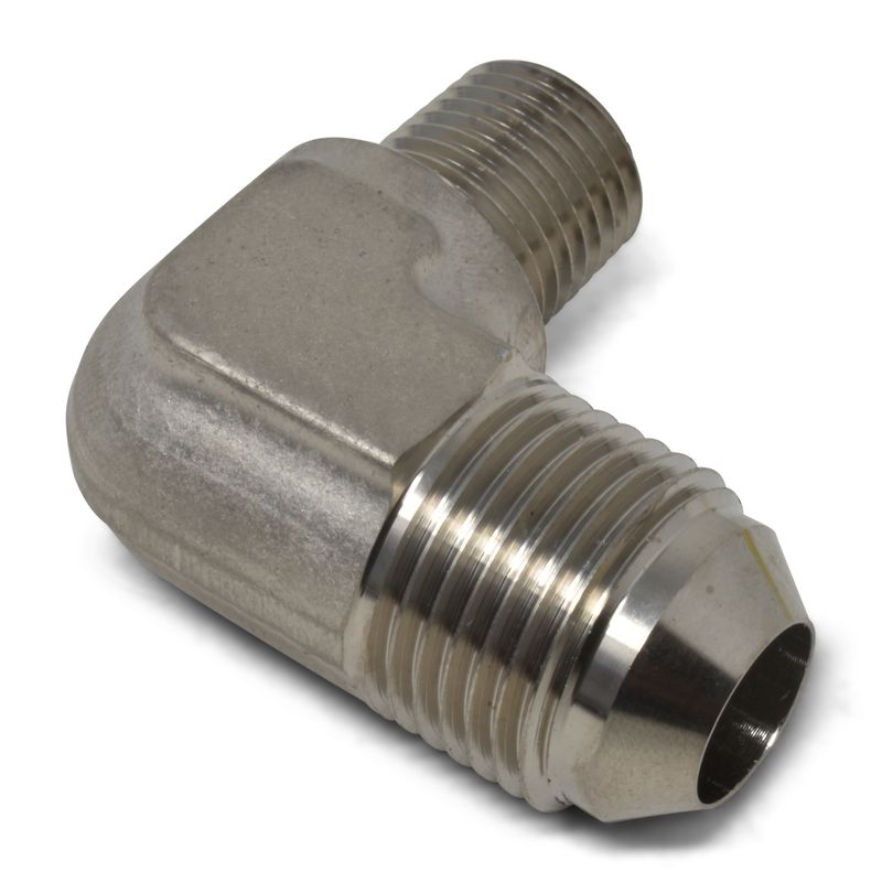 4AN 90 Degree Flare to 1/4" Pipe Adapter Fitting – Endura Finish