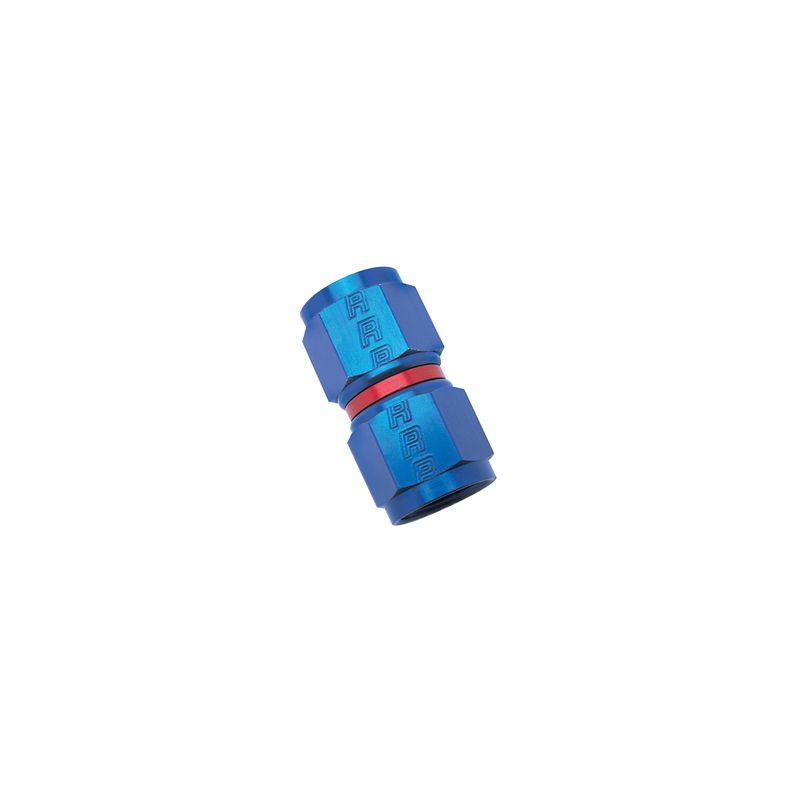 4AN Straight Swivel Coupler Adapter Fitting – Red/Blue Finish