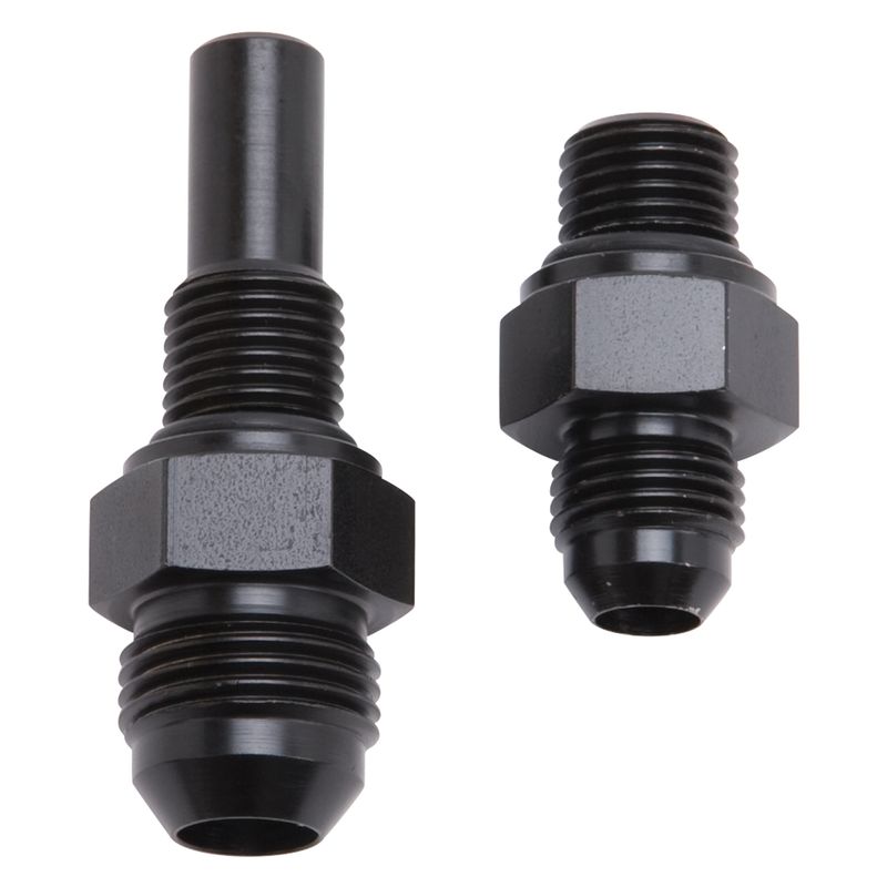 6AN to 1/4" 4L80 Transmission Adapter Fittings for TH350, TH400, 700R4 &amp; Others – Pair