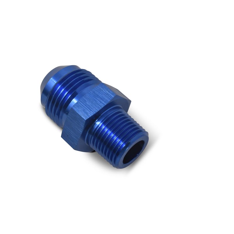 6AN Straight Flare to 1/8" Pipe Adapter Fitting – Blue Finish