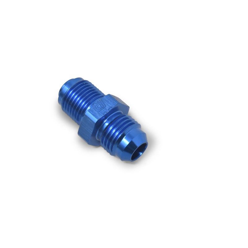 6AN to 12mm x 1.25 O-Ring Seal GM TBI Adapter Fitting – Blue Finish