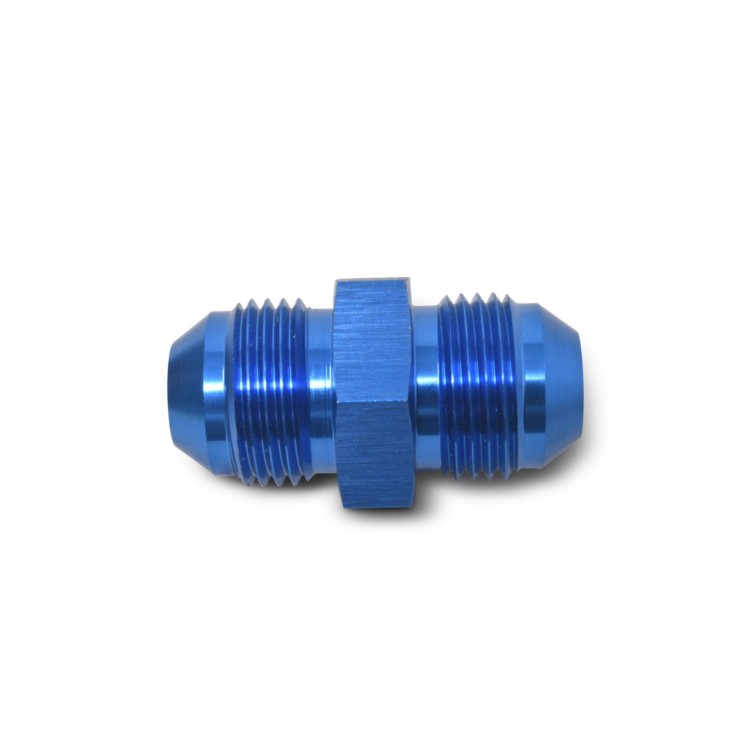 6AN Flare Union Adapter Fitting – Blue Finish