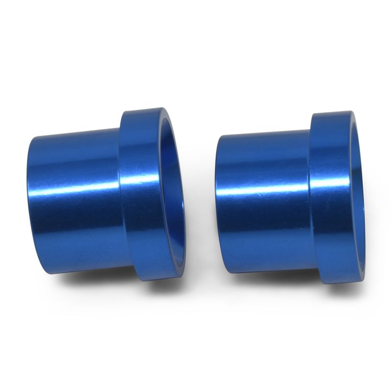 6AN to 3/8" Tube Sleeve Adapter Fitting – Blue Finish – Pair