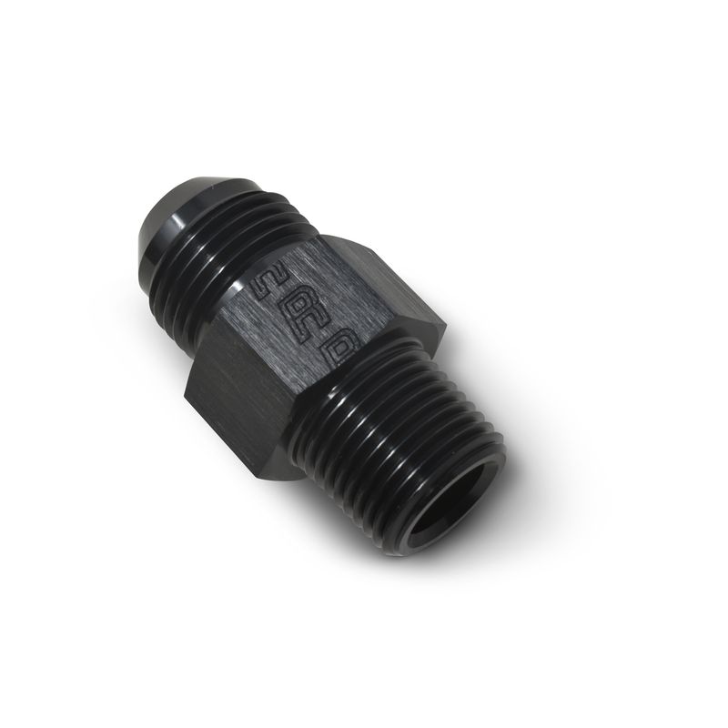 6AN Flare to 3/8" Pipe Fuel Pressure Adapter – Black Finish