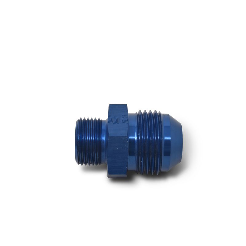 6AN Flare to 16mm x 1.5 Metric Adapter Fitting – Blue Finish
