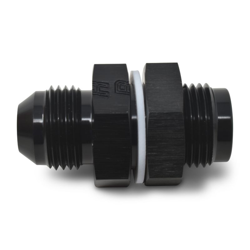 6AN Fuel Cell Bulkhead Fitting – Black Finish
