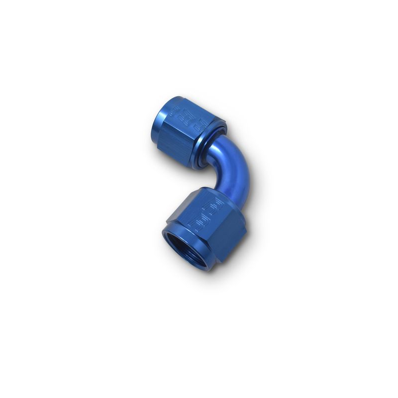 8AN 90 Degree Swivel Coupler Adapter Fitting – Blue Finish