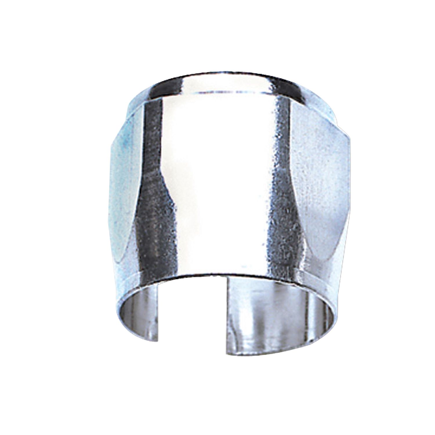 8AN Tube Seal Hose End for 3/8" Fuel Hose – Chrome Finish