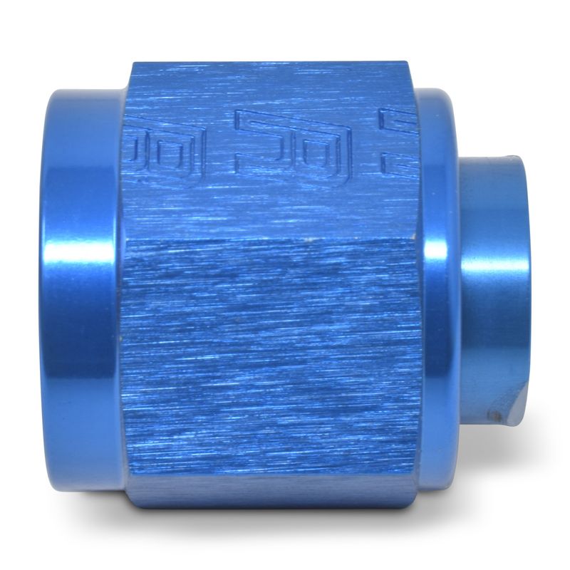 12AN Flare Cap Adapter Fitting – Blue Finish