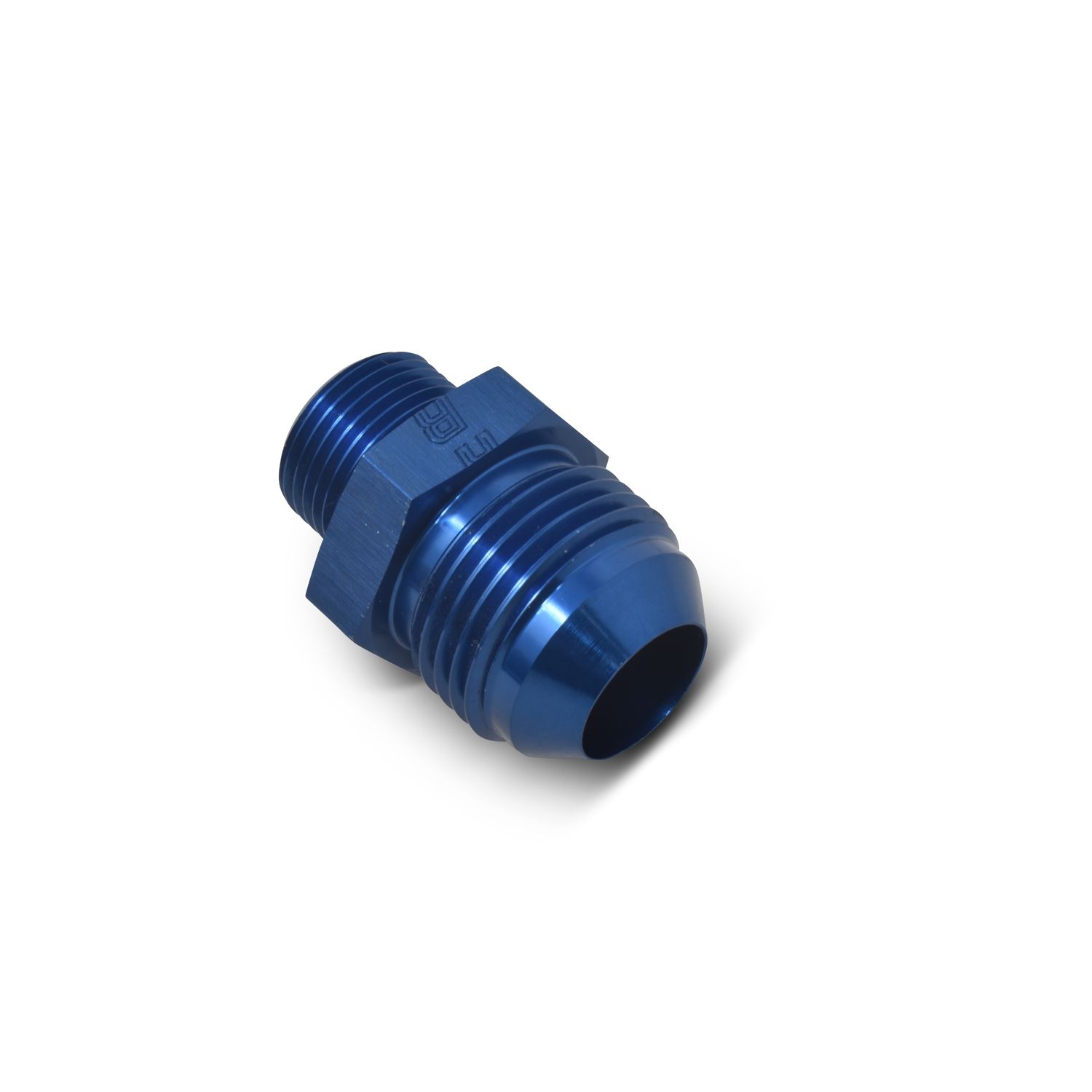 8AN Flare to 16mm x 1.5 Metric Adapter Fitting – Blue Finish