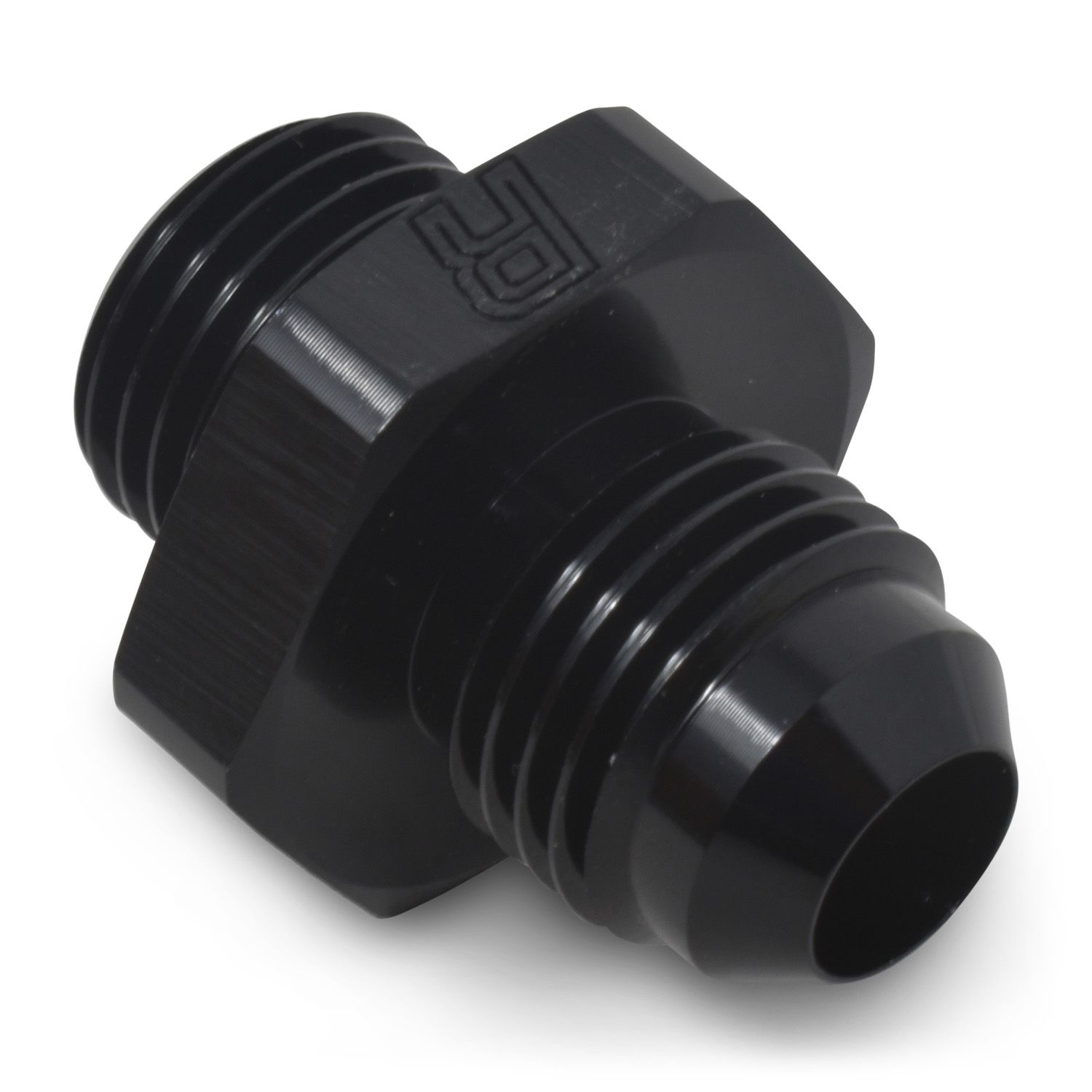 12AN to 10AN Radius Port O-Ring Boss Adapter – Black Finish