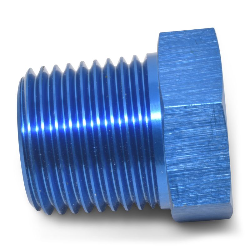 1/2" Male To 1/8" Female Pipe Bushing Reducer Adapter Fitting – Blue Finish