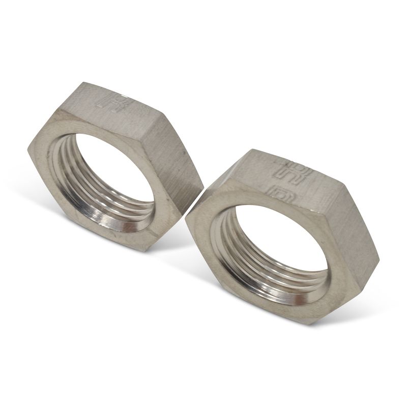 6AN To 9/16"-18 Thread Bulkhead Nut Adapter Fitting – Endura Finish