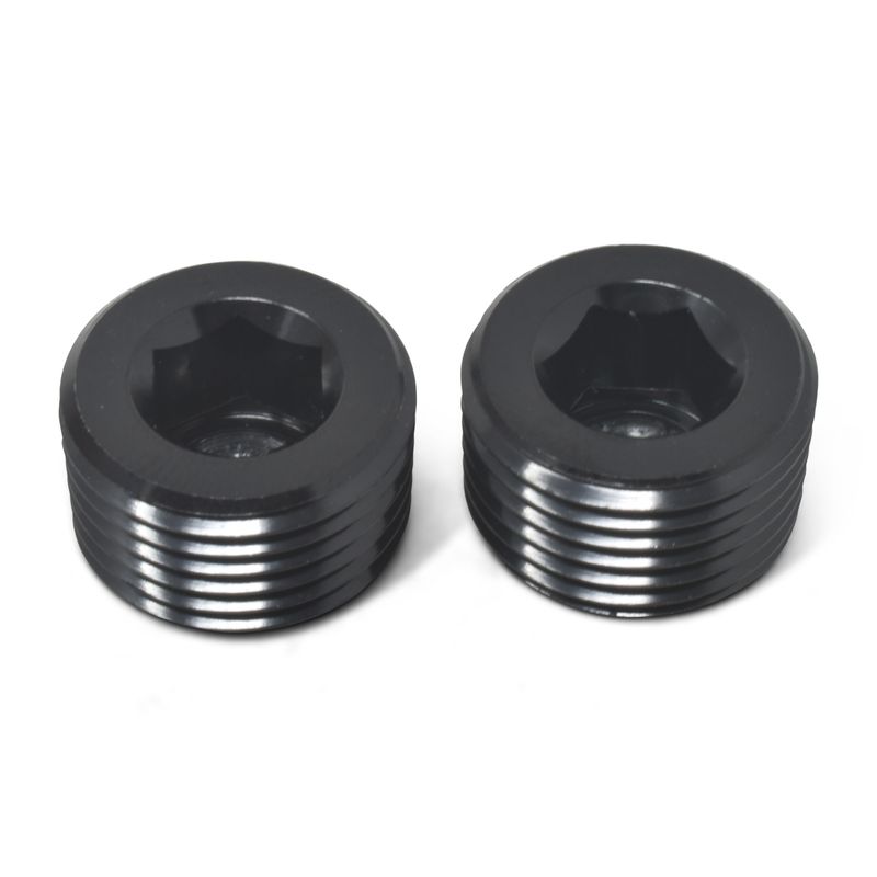 1/8" Aluminum Allen Socket Plug Adapter Fitting – Black Finish