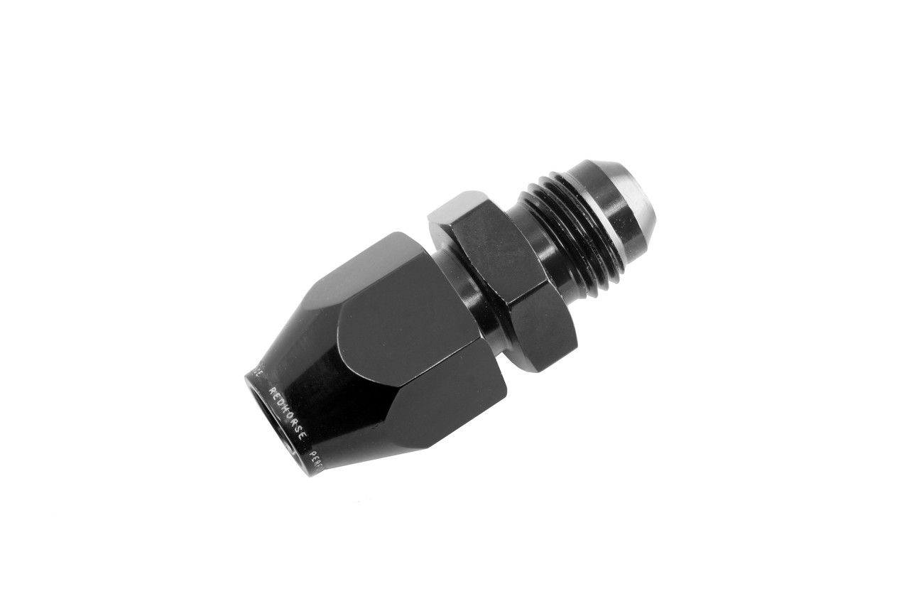 -06 AN Male to 3/8" Hard Line Adapter, Black