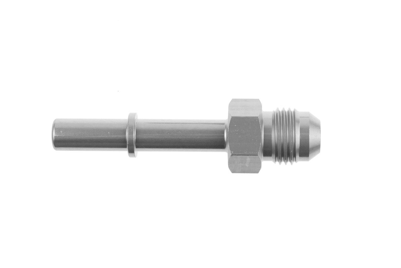 -06 AN Male to 3/8" Push-On EFI Fitting, Clear