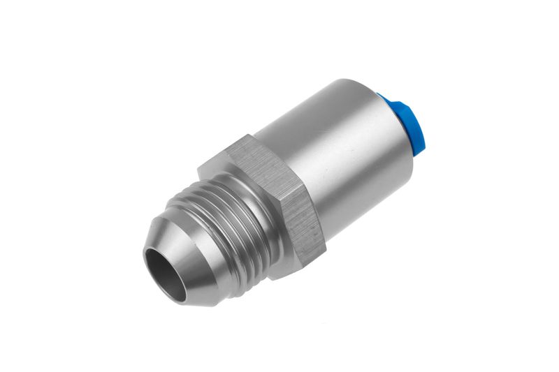 -06 AN Male to 5/16" SAE Quick-Disconnect Female Adapter, Clear