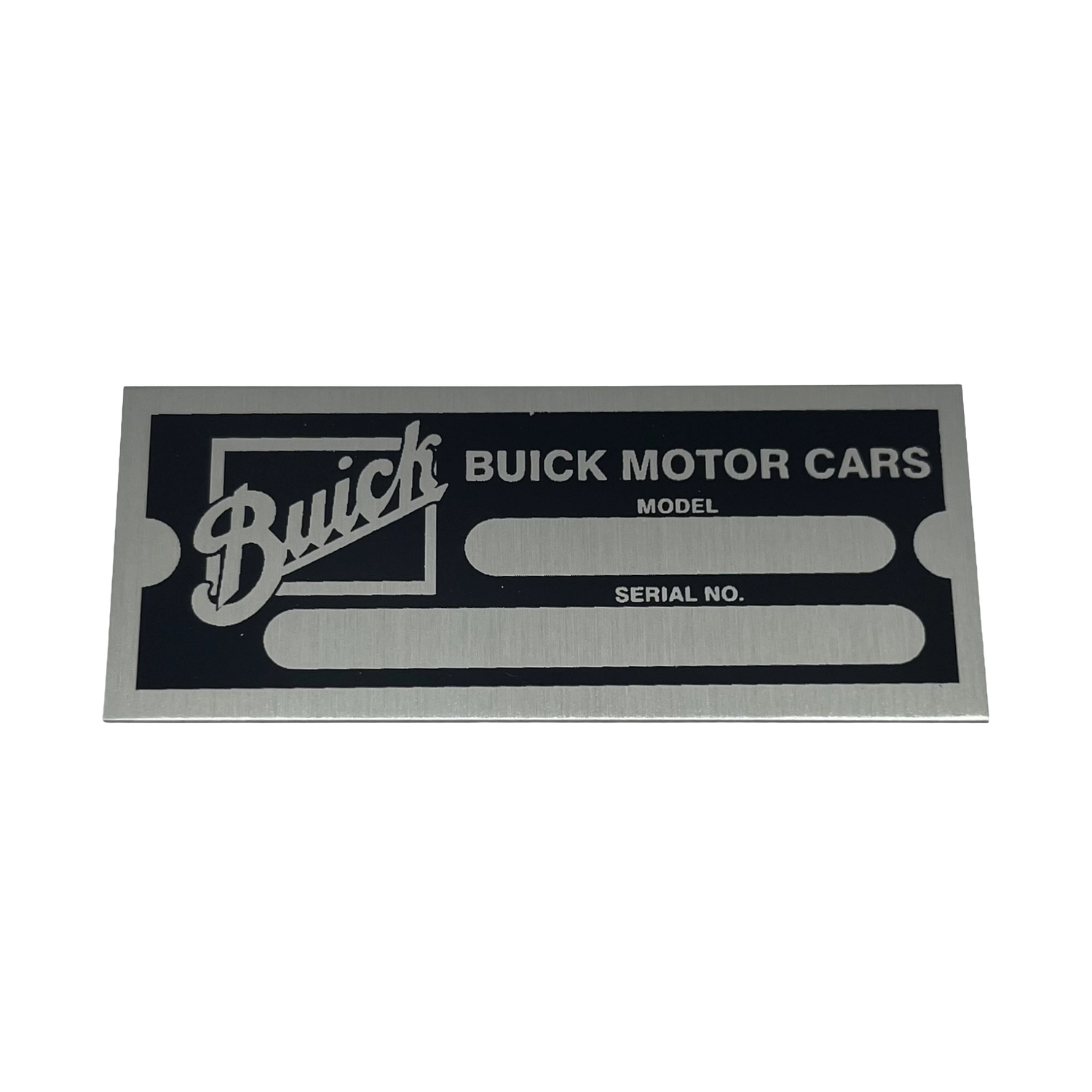 E4 VIN Tag – Buick Motor (2 Lines)