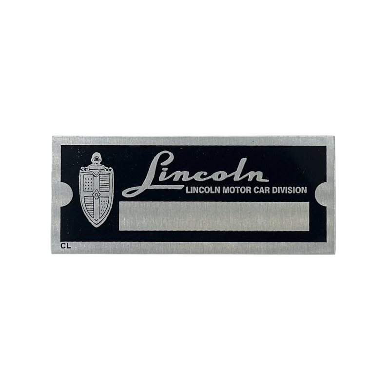 D1 VIN Tag – Lincoln (1 Line)