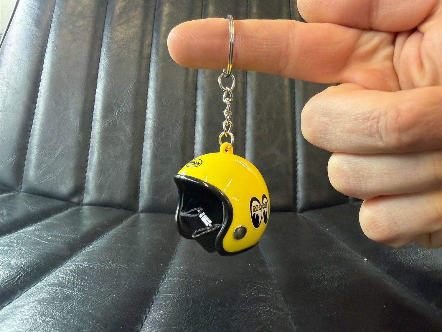 MOON Helmet Keychain