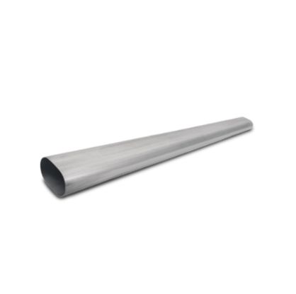3.5" 304 Stainless Steel Straight Oval Tubing, 5 ft Length
