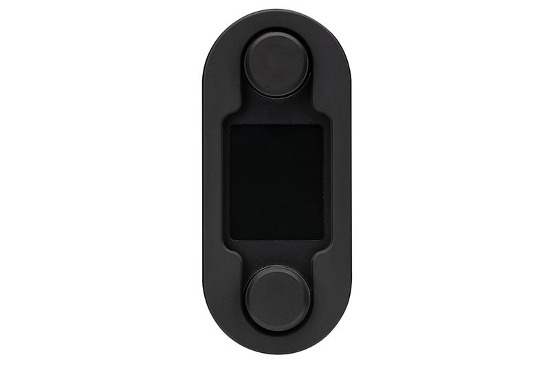 2-Knob Digital Climate Control, Black/Black, for Vintage Air Gen IV &amp; V (HDX/RTX Style)