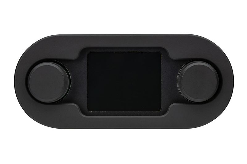 2-Knob Digital Climate Control, Black/Black, for Vintage Air Gen IV &amp; V (HDX/RTX Style)