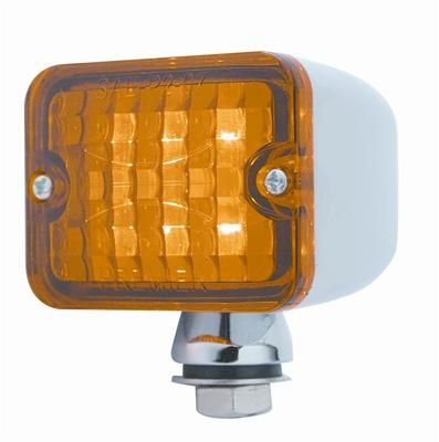 6 LED Medium Rod Light, Amber LED/Amber Lens
