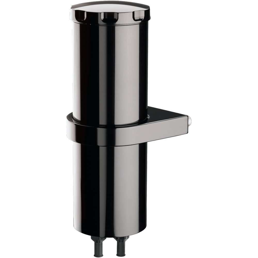 8.75" Billet Aluminum Overflow Tank, Black Anodized