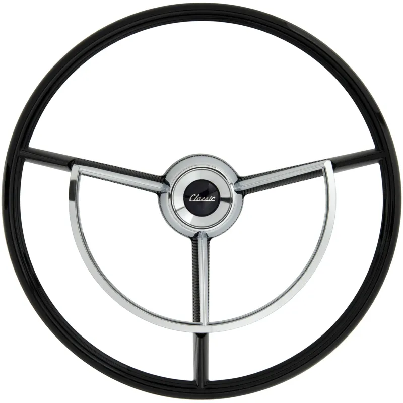 1961–70 Ford F100 / 1960–63 Falcon 15" Steering Wheel, Black
