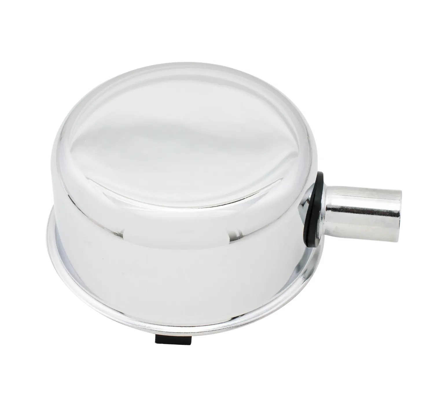 Chrome Oil Filler Cap with PCV Tube, Small &amp; W-Series Chevy