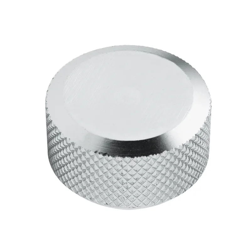 1/4"-20 Air Cleaner Nut, Billet Aluminum, Clear Anodized