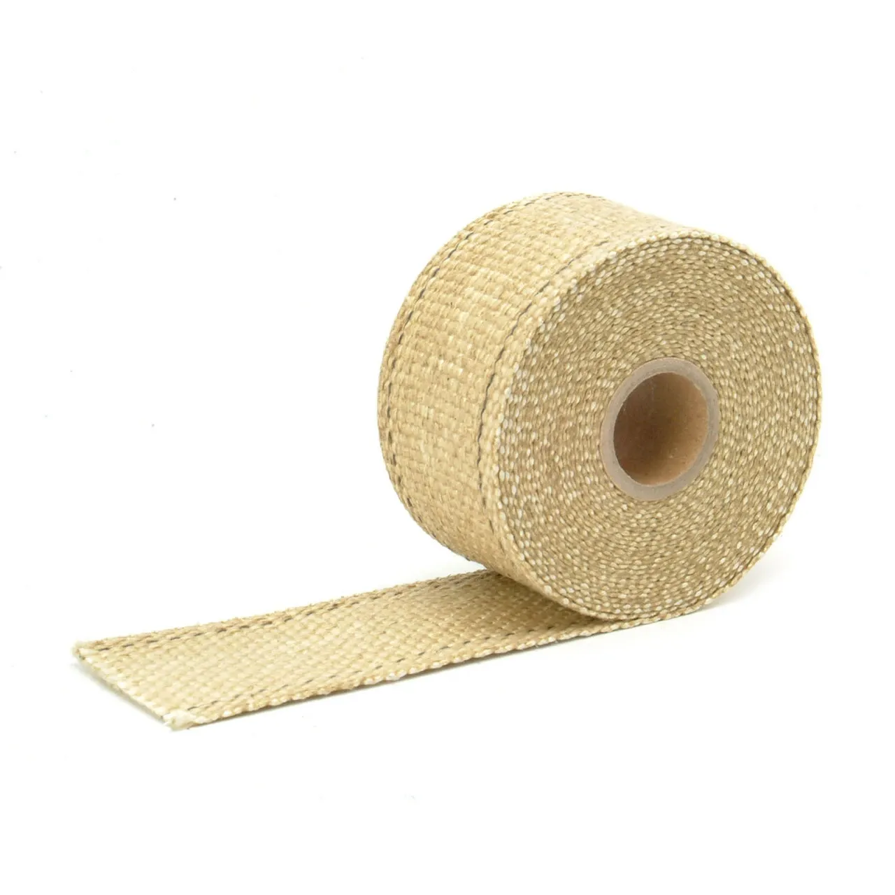 Tan Glass Fiber Exhaust Wrap, 2" x 15'