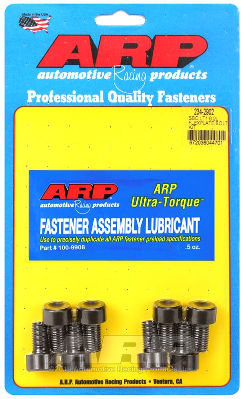 M11 x 1.5 Pro Series Flexplate Bolt Kit, Allen Head, Black Oxide, Chevy 6.2L Gen V, Set of 8