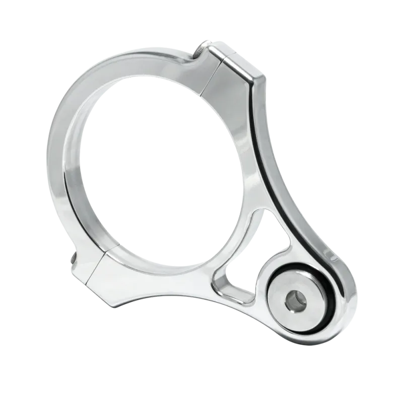 Clamp-On Exhaust Hanger, Polished Aluminum
