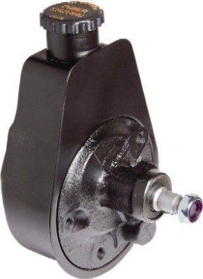 GM Power Steering Pump, 1200–1350 PSI, Black Powder Coat