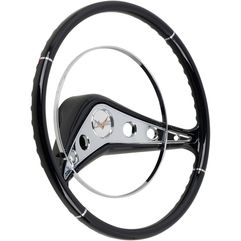 1958-60 Chevy Impala Steering Wheel, 15", Black