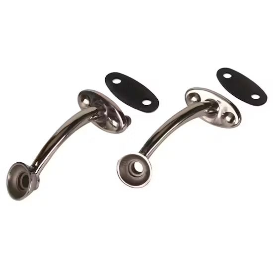 Polished Stainless Steel Highboy Headlight Mount Kit