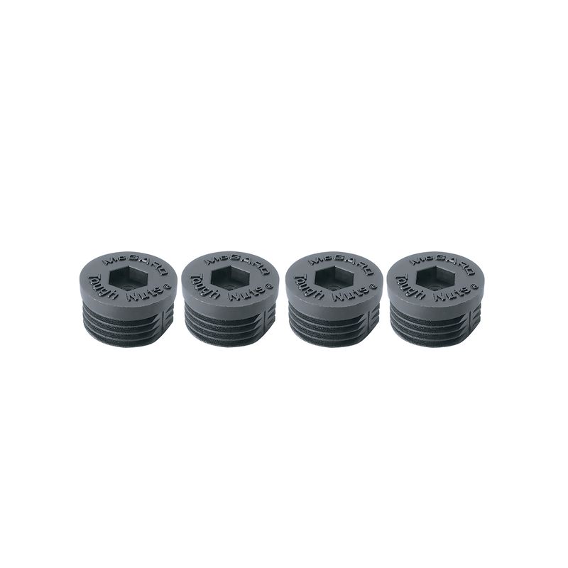 Black Nylon Replacement Plugs, Set of 4