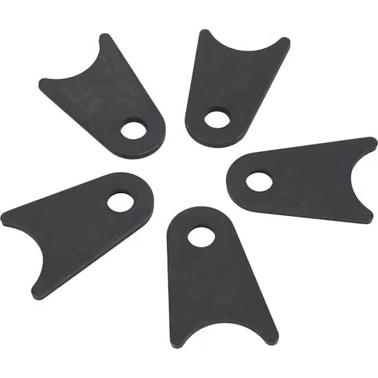 Weld-On Chassis Tabs, 2-1/4" Wide with 1/2" Hole, Set of 5
